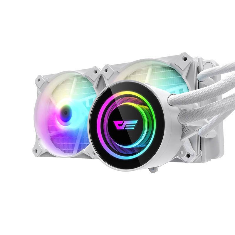 Vodní chlazení PC Darkflash DX240 RGB 2x 120x120 (bílé) cena