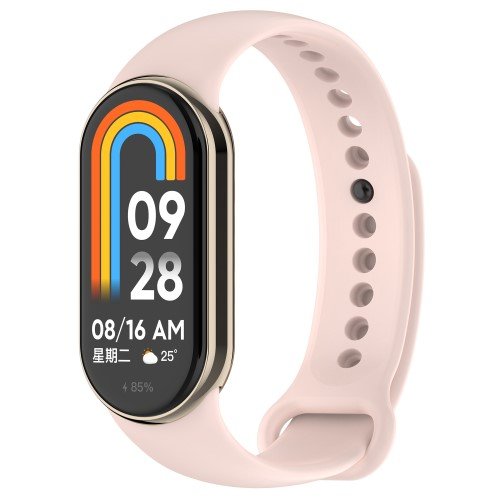 Silikónový remienok pre Xiaomi Smart Band 8 - Svetloružový