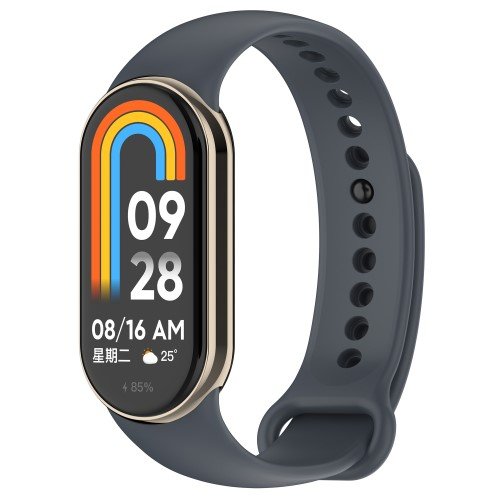 Silikónový remienok pre Xiaomi Smart Band 8 - Šedý