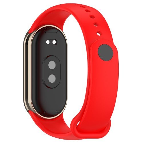 Silikónový remienok pre Xiaomi Smart Band 8 - Červený – Obrázok 2