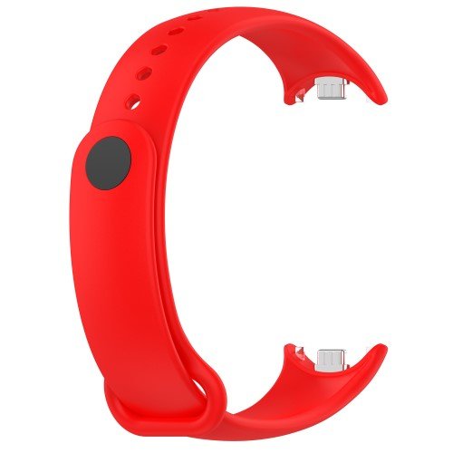 Silikónový remienok pre Xiaomi Smart Band 8 - Červený – Obrázok 3