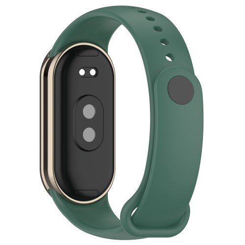 Silikónový remienok pre Xiaomi Smart Band 8 - Zelený – Obrázok 2