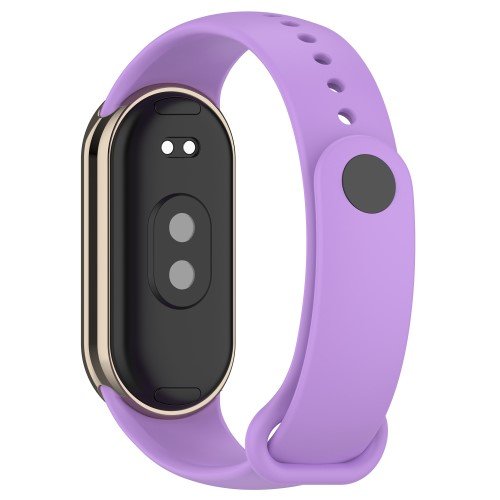 Silikónový remienok pre Xiaomi Smart Band 8 - Fialový – Obrázok 2