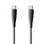 Kábel USB-C na USB-C Toocki TXCTT1- BMH01-B, 1m, PD FC 100W (čierny)