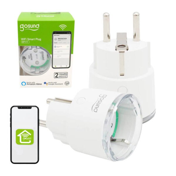 Chytrá zásuvka WiFi Gosund SP111 3680W 16A