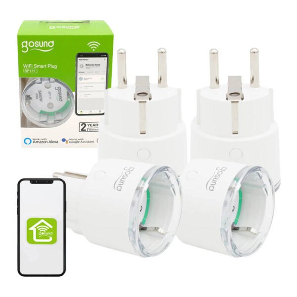 Chytrá zásuvka WiFi Gosund SP111 3680W 16A