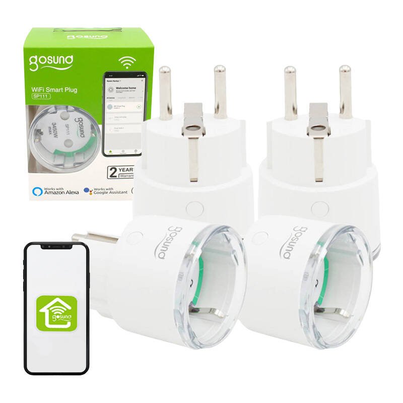 Chytrá zásuvka WiFi Gosund SP111 3680W 16A