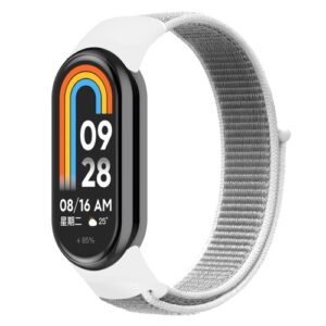Látkový remienok pre Xiaomi Smart Band 8 - Biely