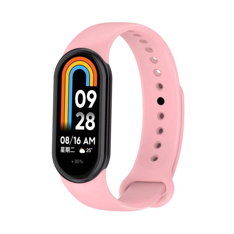 Silikónový remienok pre Xiaomi Smart Band 8 - Ružový