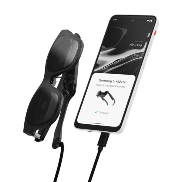 AR Glasses XREAL Air 2 Pro Red navod