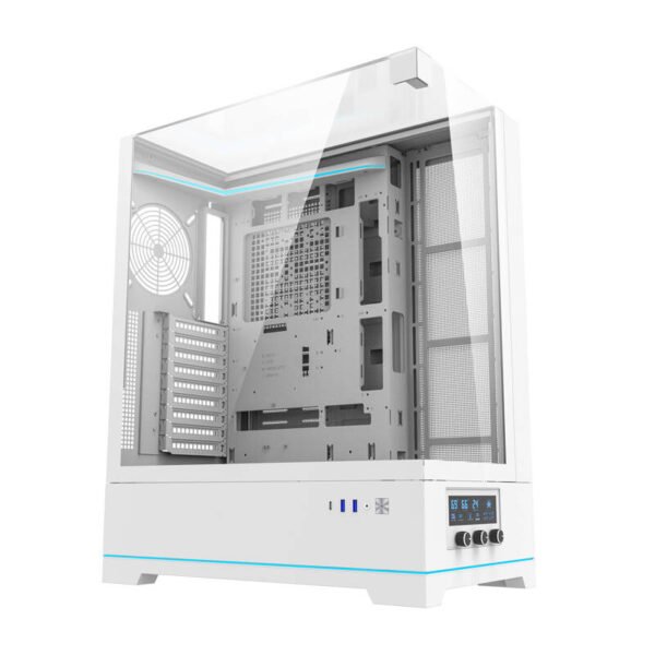 Darkflash Computer Case DY450L White without fans cena