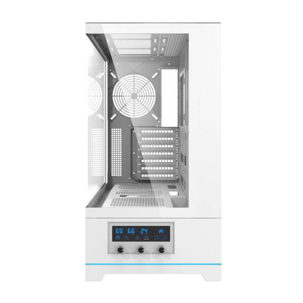 Darkflash Computer Case DY451 White without fans cena