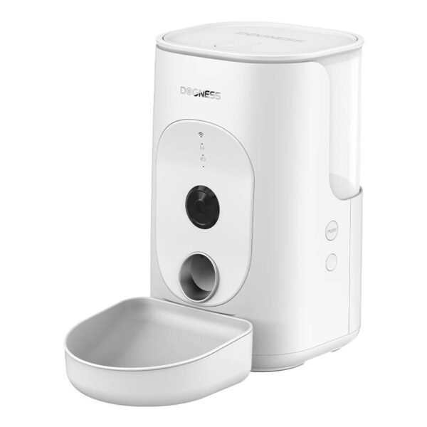 Automatic pet feeder with Camera Dogness F15 4L with melanine bowl (white) cena