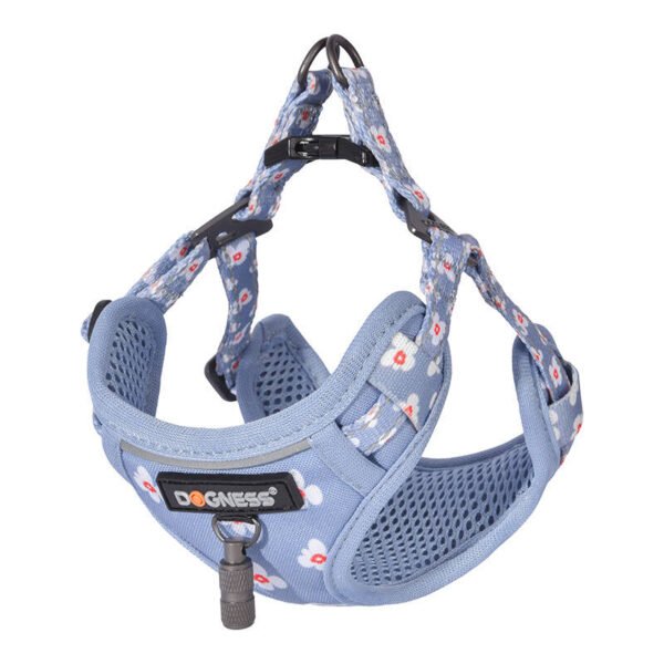 Dog set Dogness harness and leash (Blue Flower) cena