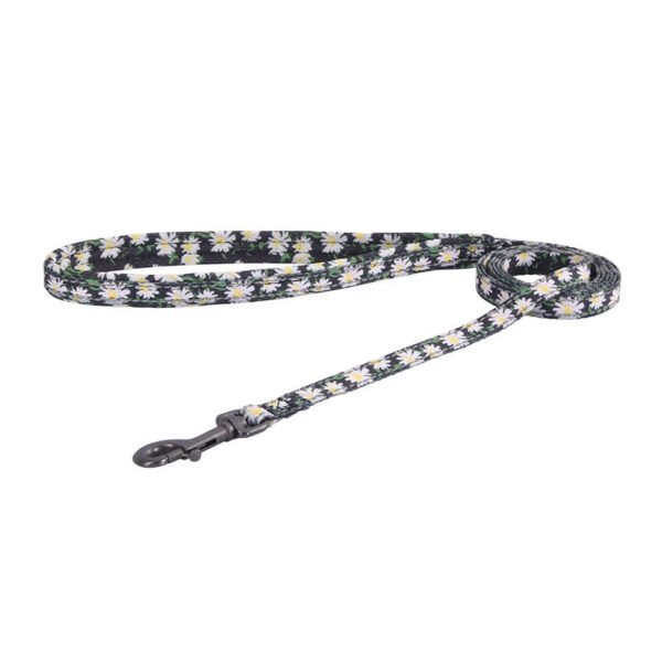 Dog set Dogness harness and leash (Daisy Black) navod