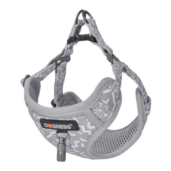 Dog set Dogness harness and leash (Light Grey) cena