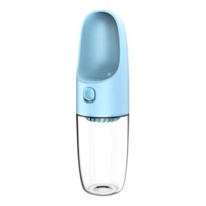 Travel water bottle for pets D02 Dogness (Blue)