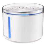 Fontána na vodu pre domáce zvieratá Dogness D09 s LED indikátorom 2,2 l (biela)