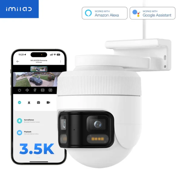 Xiaomi IMILAB EC6 Panorama - 3.5K kamera s detekciou pohybu