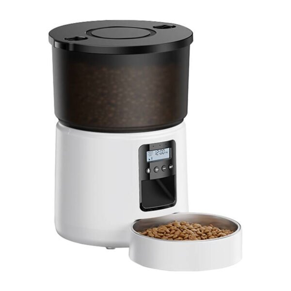 Automatic Pet Feeder Button Version Rojeco 3L (White)