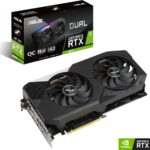 ASUS DUAL RTX3070 O8 G 8GB/256-bit GDDR6 2xHDMI 3xDP OC edition (používaná, záruka 12 mesiacov)