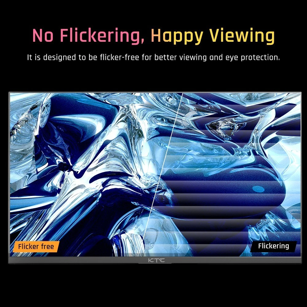Refurbished KTC M27T20 Gaming Monitor 27 inch 2560x1440 QHD 165Hz Mini LED HVA 3ms Response Time HDMI2.0 DP1.4 Type-C USB KVM