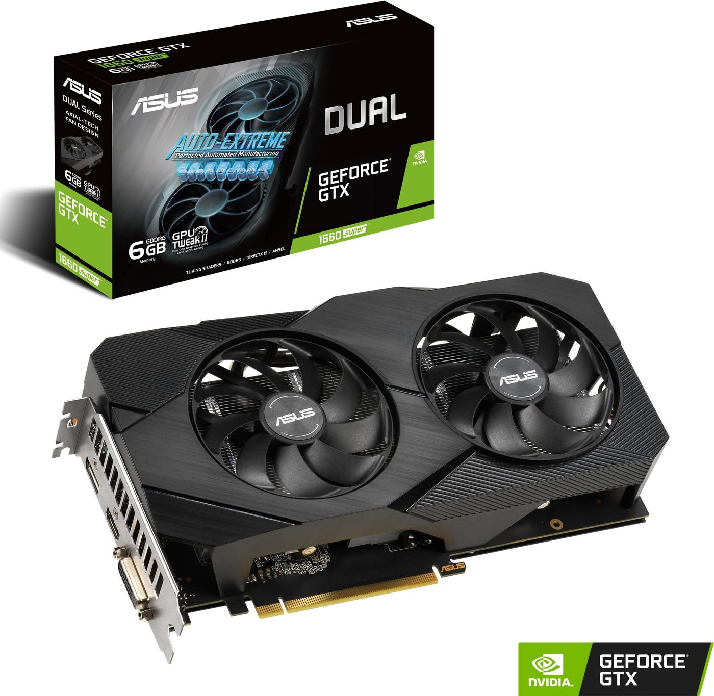 Grafická karta ASUS GeForce Dual GTX 1660 Super