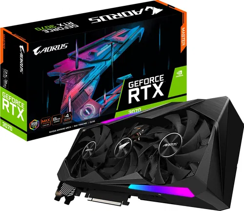 GIGABYTE AORUS GeForce RTX 3070 MASTER 8G (používaná, záruka 12 mesiacov)