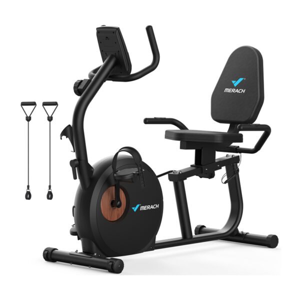 Recumbent bike MERACH (black) cena
