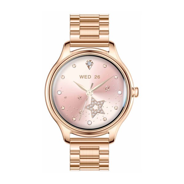 Smart Watch COLMI L28 (Gold + Gold steel strap) cena