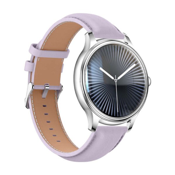 Smart Watch COLMI L28 Silver-Purple + Purple leather strap cena