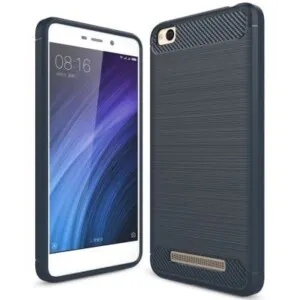 Štýlový a odolný gumený obal púzdro pre Xiaomi Redmi 4A modrý