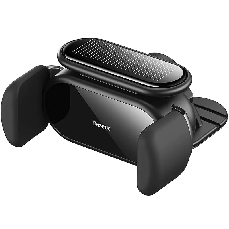 Baseus Steel Cannon Pro Solar Electric Car Phone Holder (Black) navod