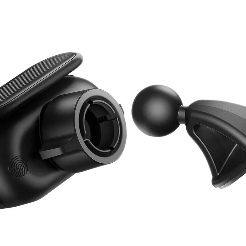 Baseus Steel Cannon Pro Solar Electric Car Phone Holder (Black) sk