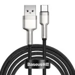 Kábel USB pre USB-C Baseus Cafule, 66 W, 2 m (čierny)