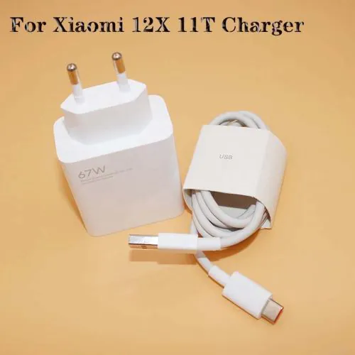 Xiaomi Mi Travel Charger Combo Set s nabíjacím káblom USB-A na Type-C 1m, 67W White – Obrázok 3