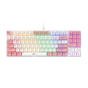 Gaming keyboard KB512L PRO (white pink)