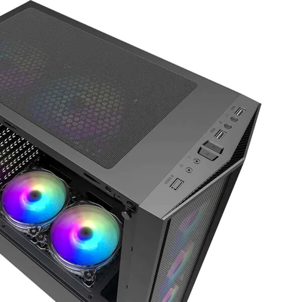 Počítačová skříň Darkflash Wave (černá) sk