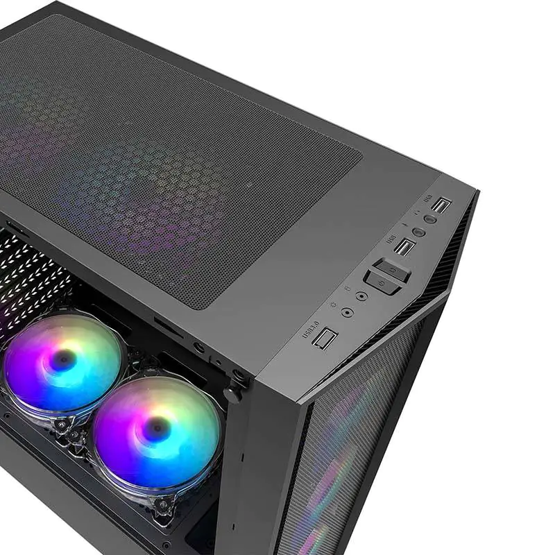 Počítačová skříň Darkflash Wave (černá) sk