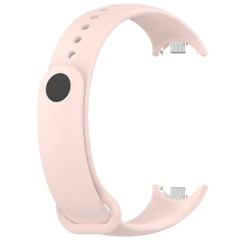 Silikónový remienok pre Xiaomi Smart Band 8 - Svetloružový – Obrázok 3
