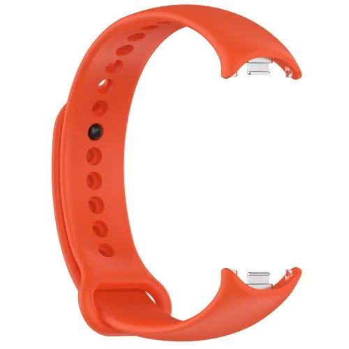 Silikónový remienok pre Xiaomi Smart Band 8 - Oranžový – Obrázok 4