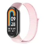 Látkový remienok pre Xiaomi Smart Band 8 - Svetloružový