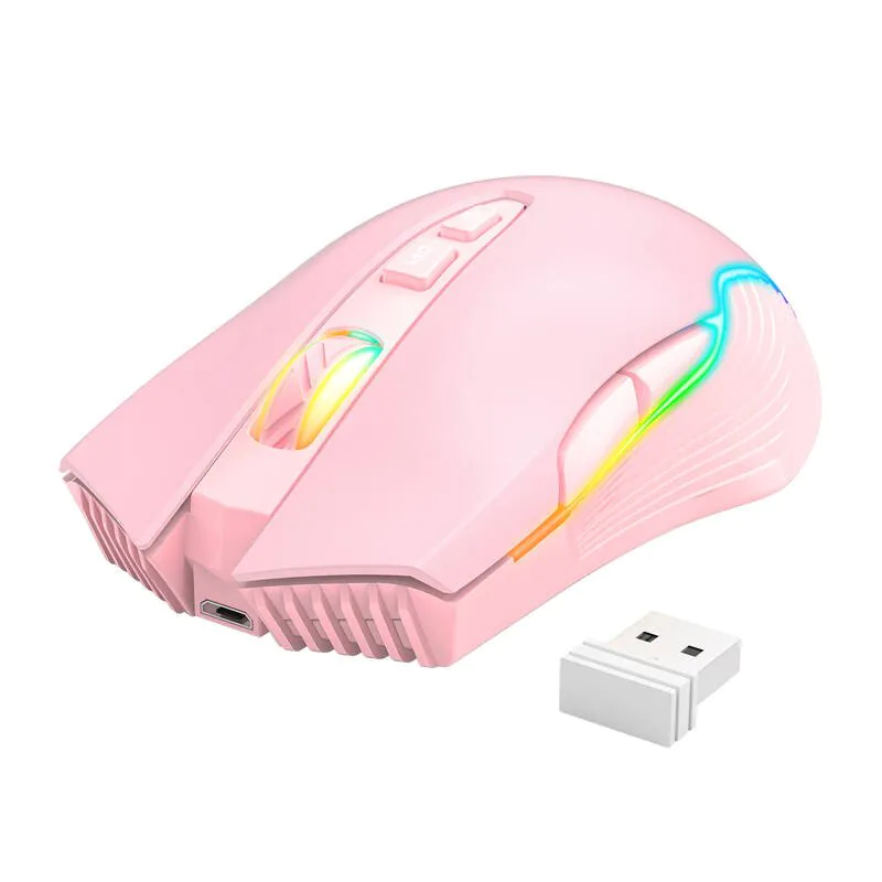 ONIKUMA CW905 Pink Wireless Gaming Mouse 2.4G cena