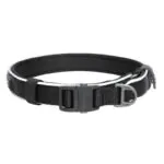 Reflexný obojok Dogness veľkosť M (Black)