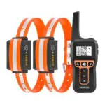 Súprava obojkov na diaľkové ovládanie Rojeco PD529 1000 m (oranžová)